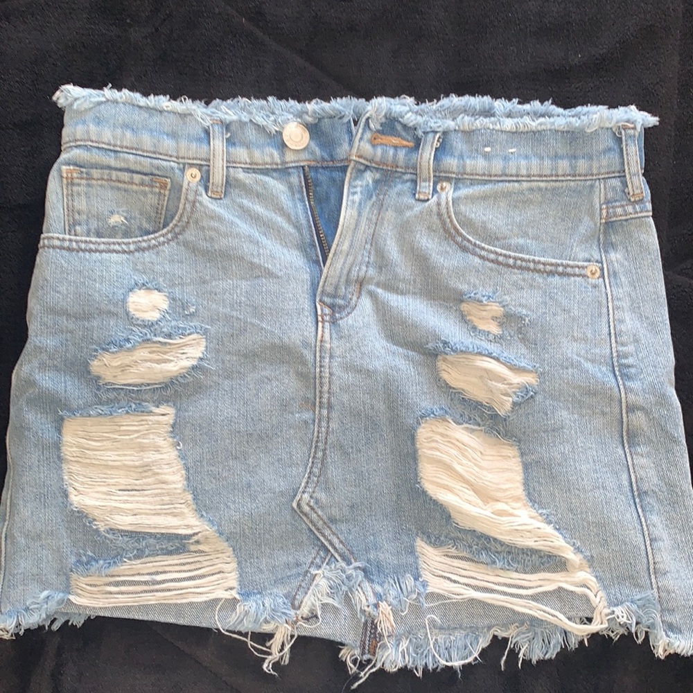 Express Jean Skirt